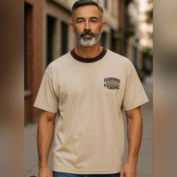 Homme + Femme Mens 100% Cotton T-shirt Xl - Picture 1 of 8